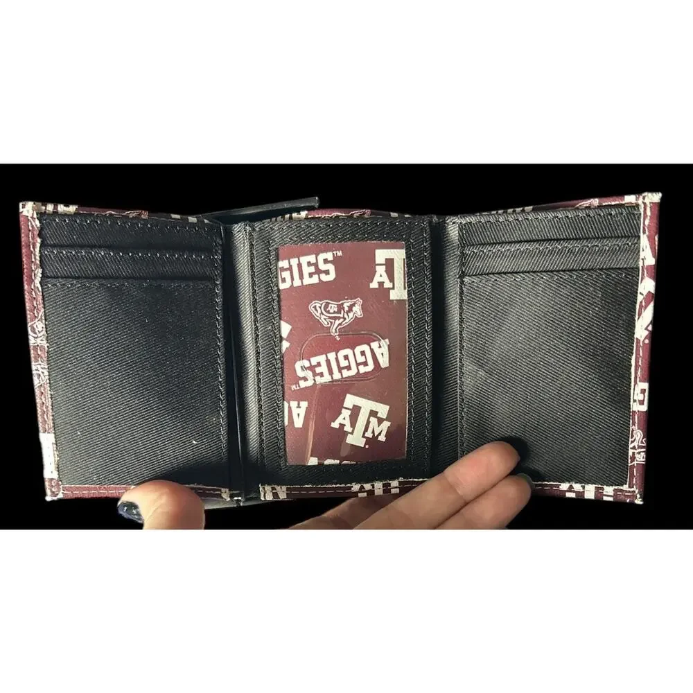 Texas A&M Aggies NCAA Rico‎ Industries Canvas Trifold Wallet